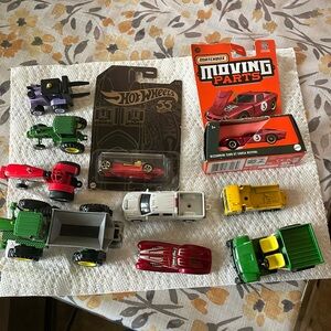 old carts, 2 new ones and the others in good condition